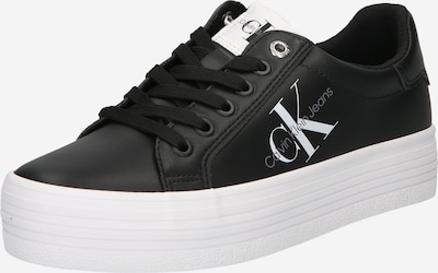 Sneaker low Calvin Klein Jeans pe negru / alb, Vizualizare produs