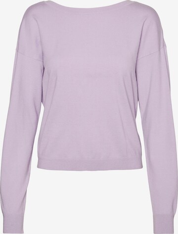 VERO MODA Sweater 'Gold' in Purple: front