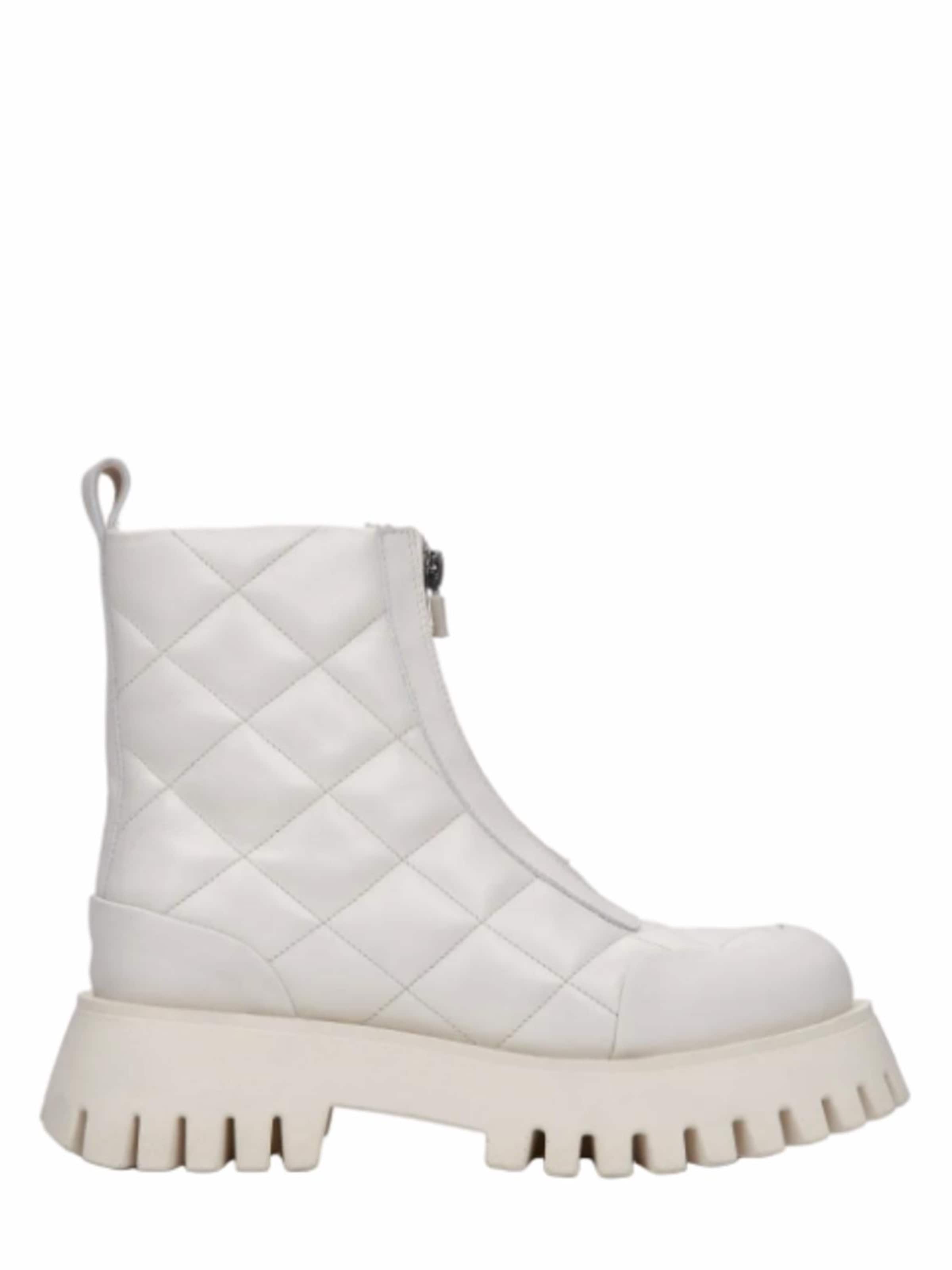 Estro Boots '09-2360' in Wit: voorkant