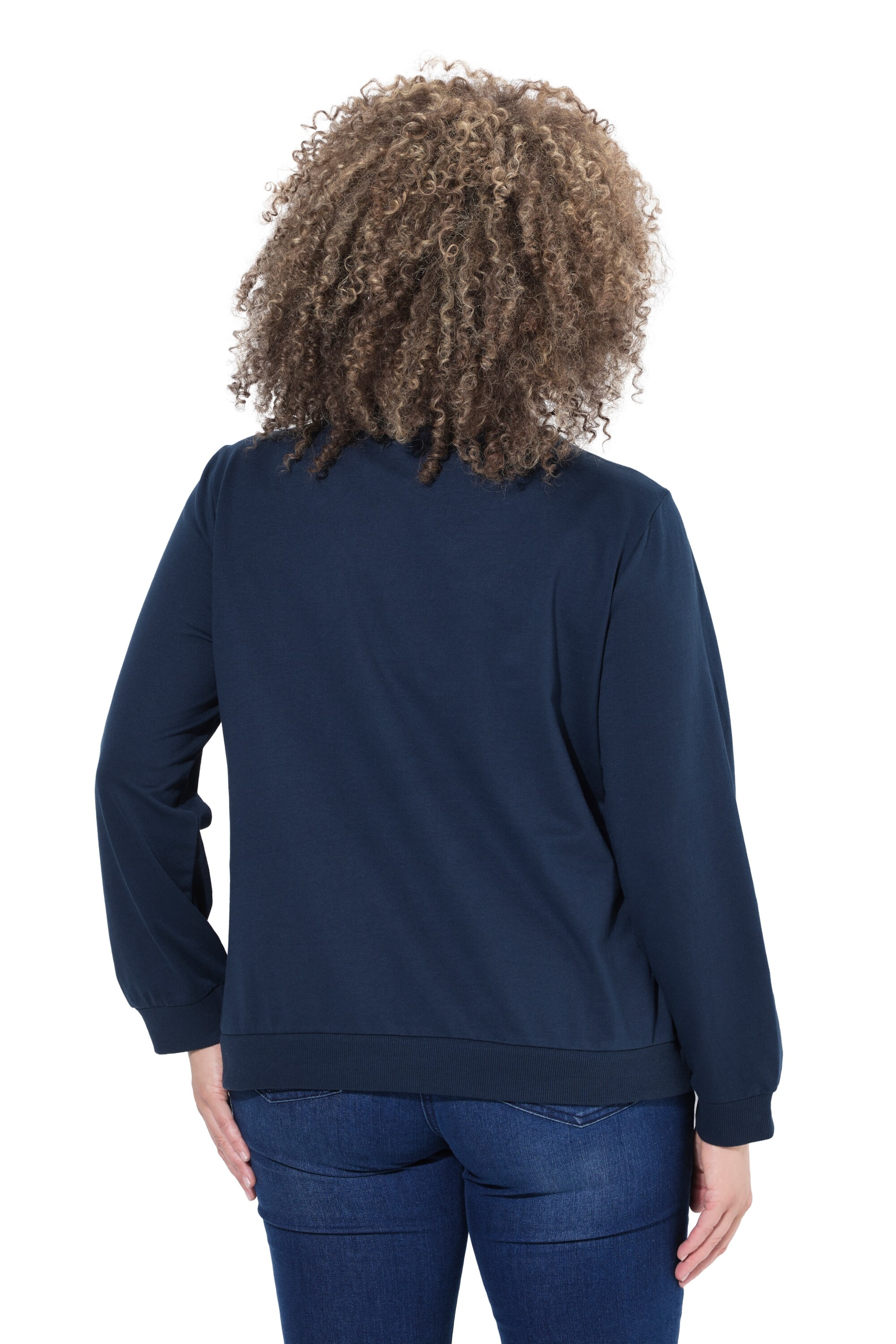 Ulla Popken Sweatshirt in Blau