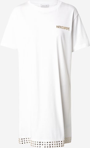 PATRIZIA PEPE Φόρεμα σε λευκό: μπροστά