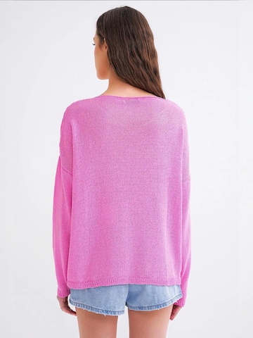 Pullover di MixRay in rosa