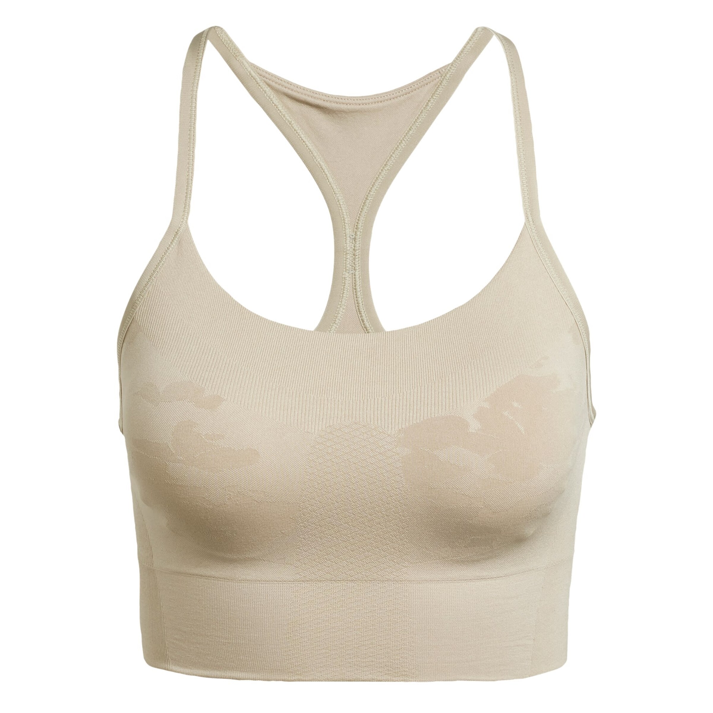 ADIDAS BY STELLA MCCARTNEY Bustier Sport bh 'TrueStrength' in Beige: voorkant
