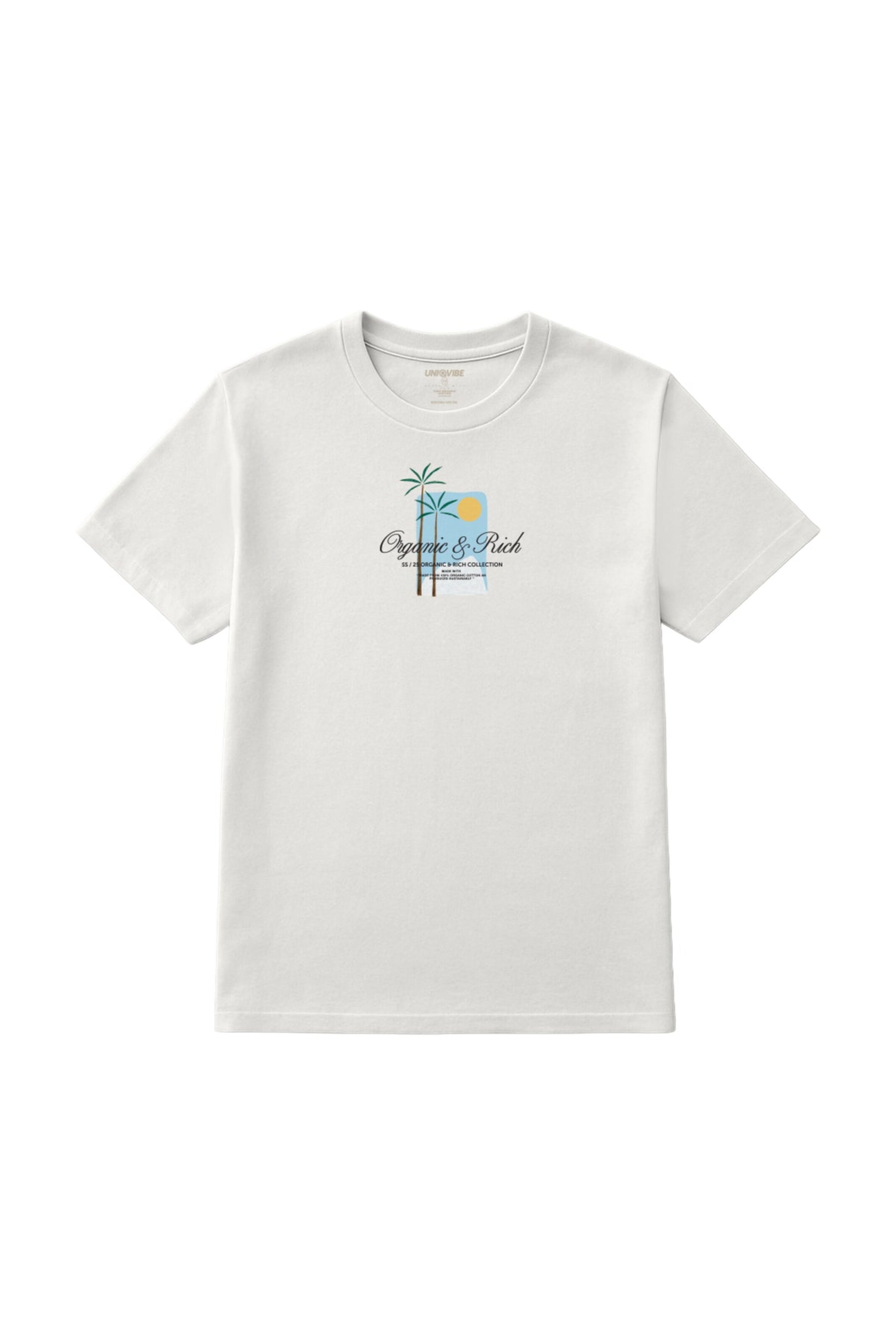 UNIQVIBE Shirt in White: front