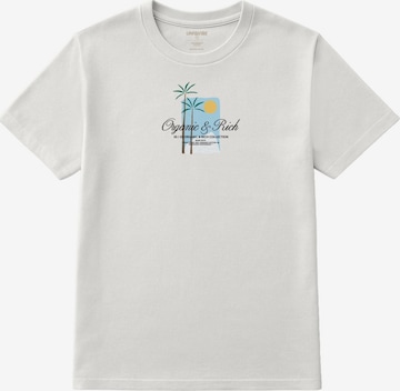 UNIQVIBE Shirt in Wit: voorkant