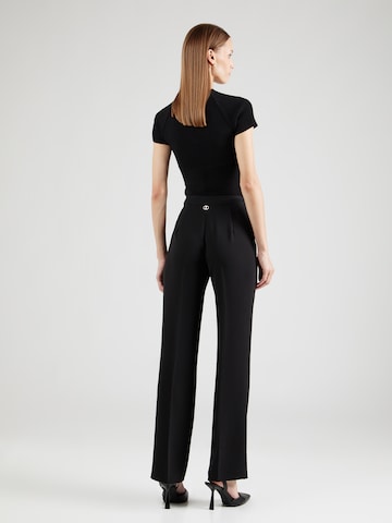 regular Pantaloni con piega frontale di Twinset in nero