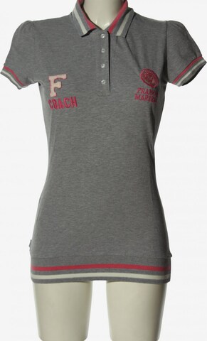 FRANKLIN & MARSHALL Polo-Shirt in M in Grey: front