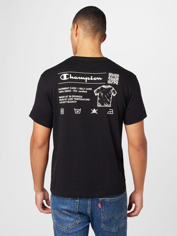 T-Shirt Champion Authentic Athletic Apparel en noir