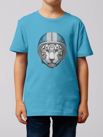 watabout.kids Shirt 'Racing Tiger' in Blauw