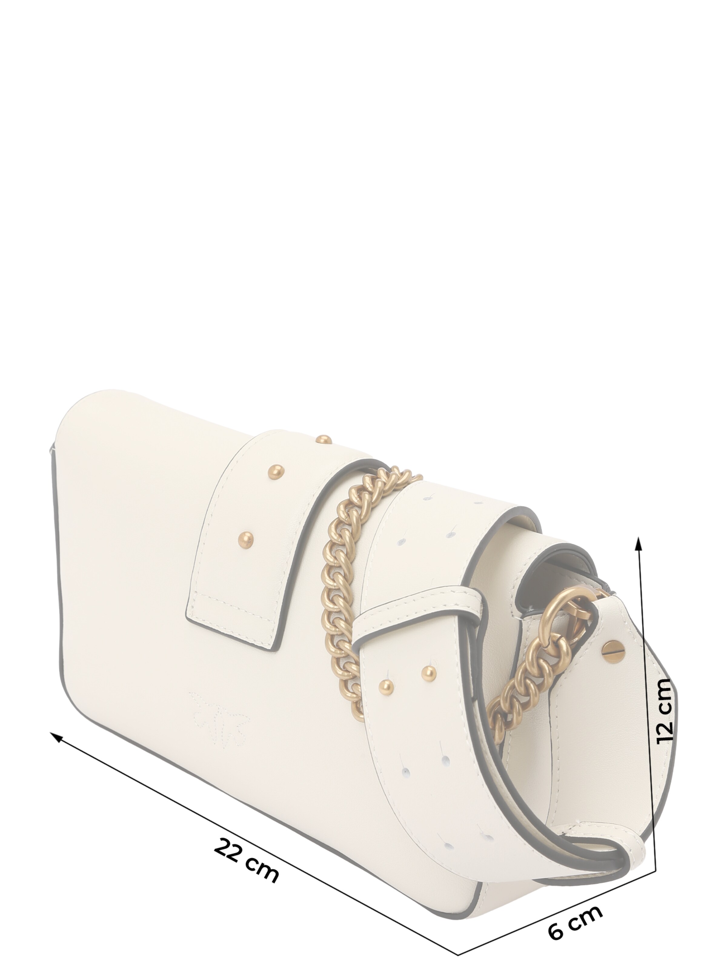 Sac à bandoulière 'LOVE ONE' PINKO en blanc