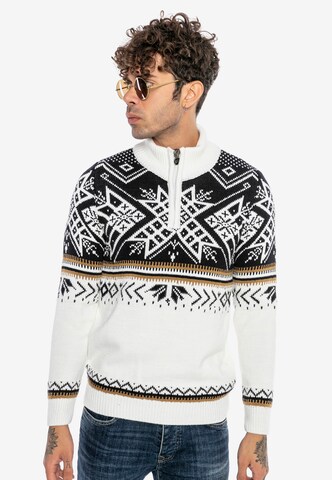 Redbridge Sweater in White: front