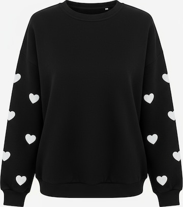 Felpa 'Clara' di studioselect in nero: frontale