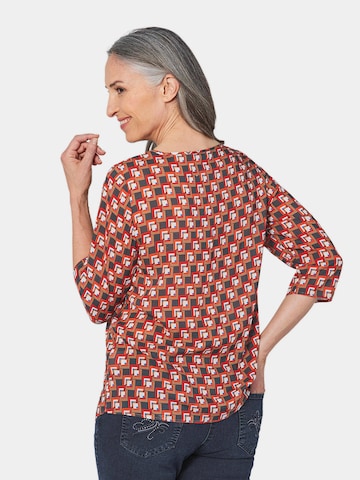 Goldner Bluse in Braun