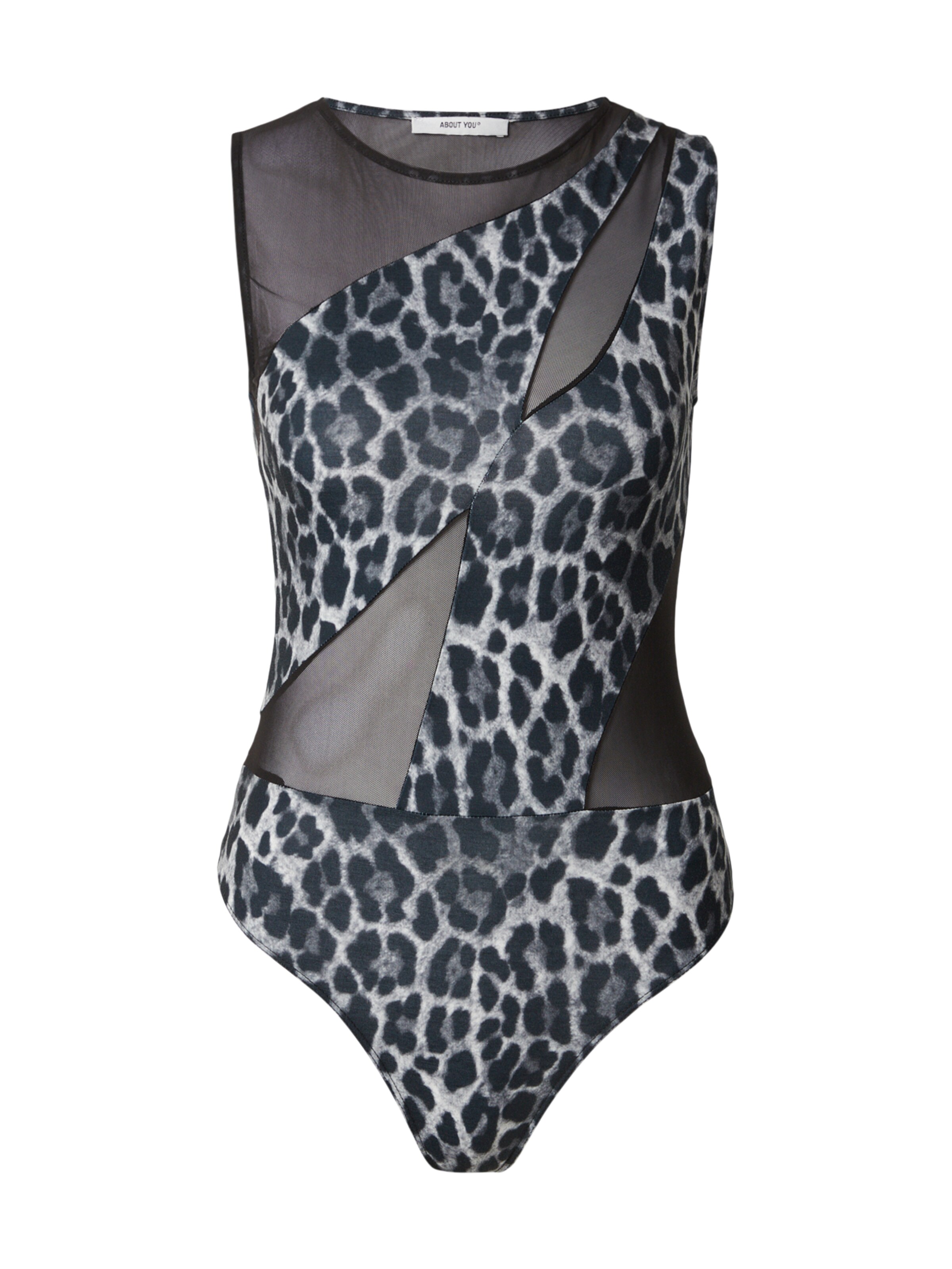 ABOUT YOU Bodisärk 'Nela' hall / helehall / must, Tootevaade