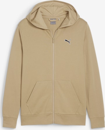 PUMA Zip-Up Hoodie 'Better Essentials' in Beige: front