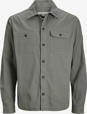 Jack & Jones Junior Comfort fit Button Up Shirt in Green: front