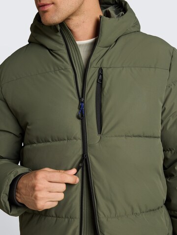 TOM TAILOR DENIM Winterjas in Groen