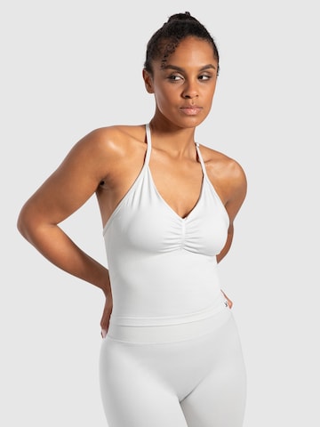 Smilodox Sporttop 'Malena' in Grau: Vorderseite