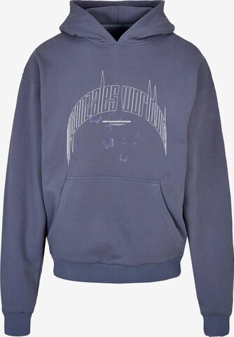 MJ Gonzales Sweatshirt 'METAMORPHOSE V.3' in Blauw: voorkant