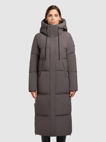 Cappotto invernale 'Lumbra2' di khujo in grigio: frontale