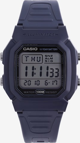 Montre digitale 'Klassisch' CASIO en bleu : devant