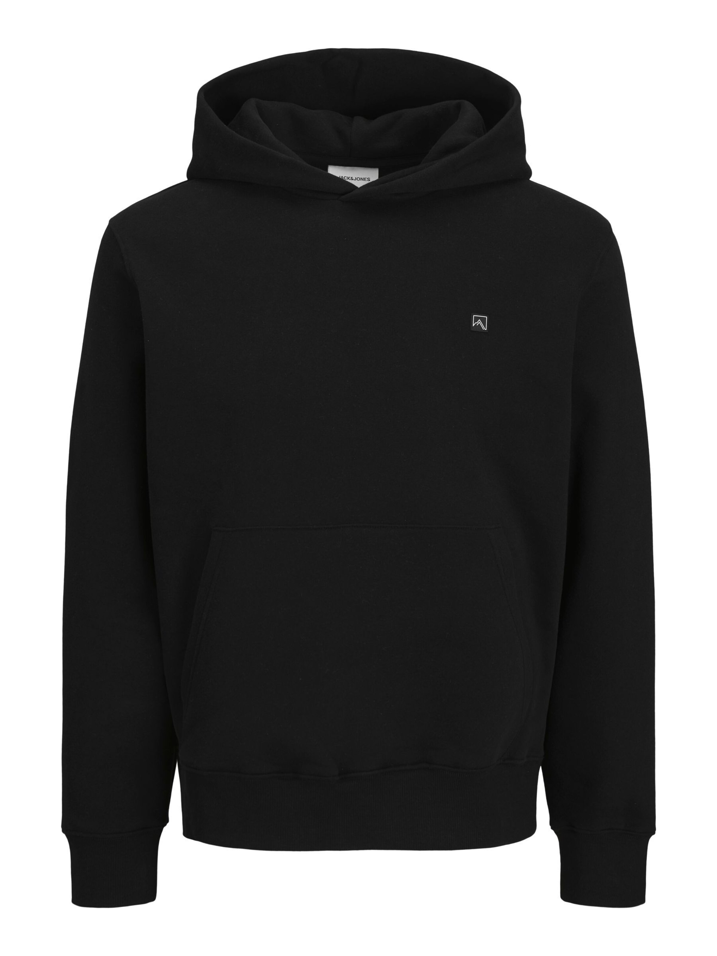 Sweat-shirt 'JJAW25' JACK & JONES en noir : devant
