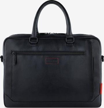 bugatti Document Bag 'Clark' in Black: front