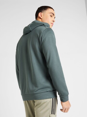 ADIDAS PERFORMANCE Athletic Zip-Up Hoodie in Grey