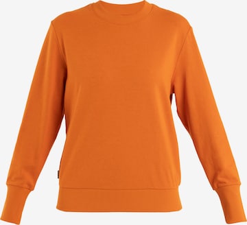 ICEBREAKERSweater majica 'Central II' - narančasta boja: prednji dio