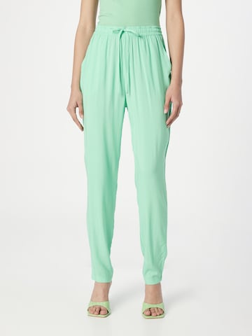 Tapered Pantaloni 'JOELLA' di b.young in verde: frontale