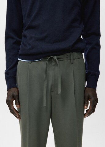 MANGO MAN Regular Hose 'Stone' in Grün