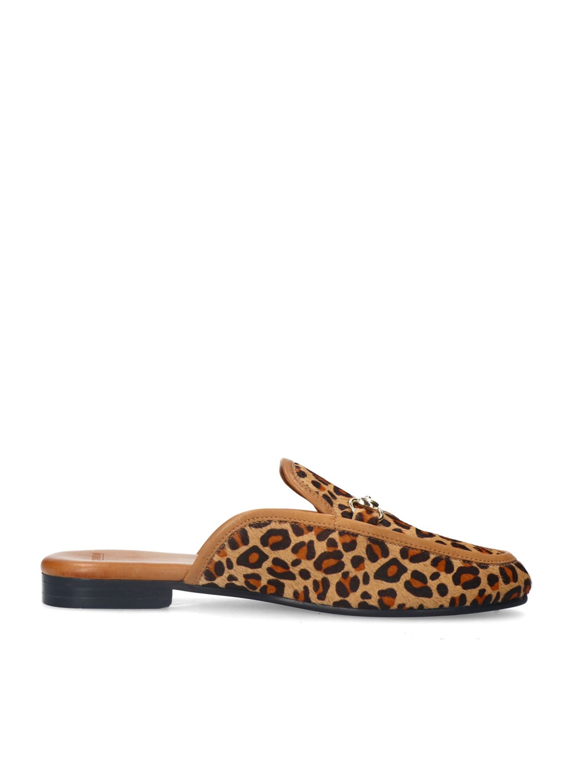 MANFIELD Pantolette in Braun