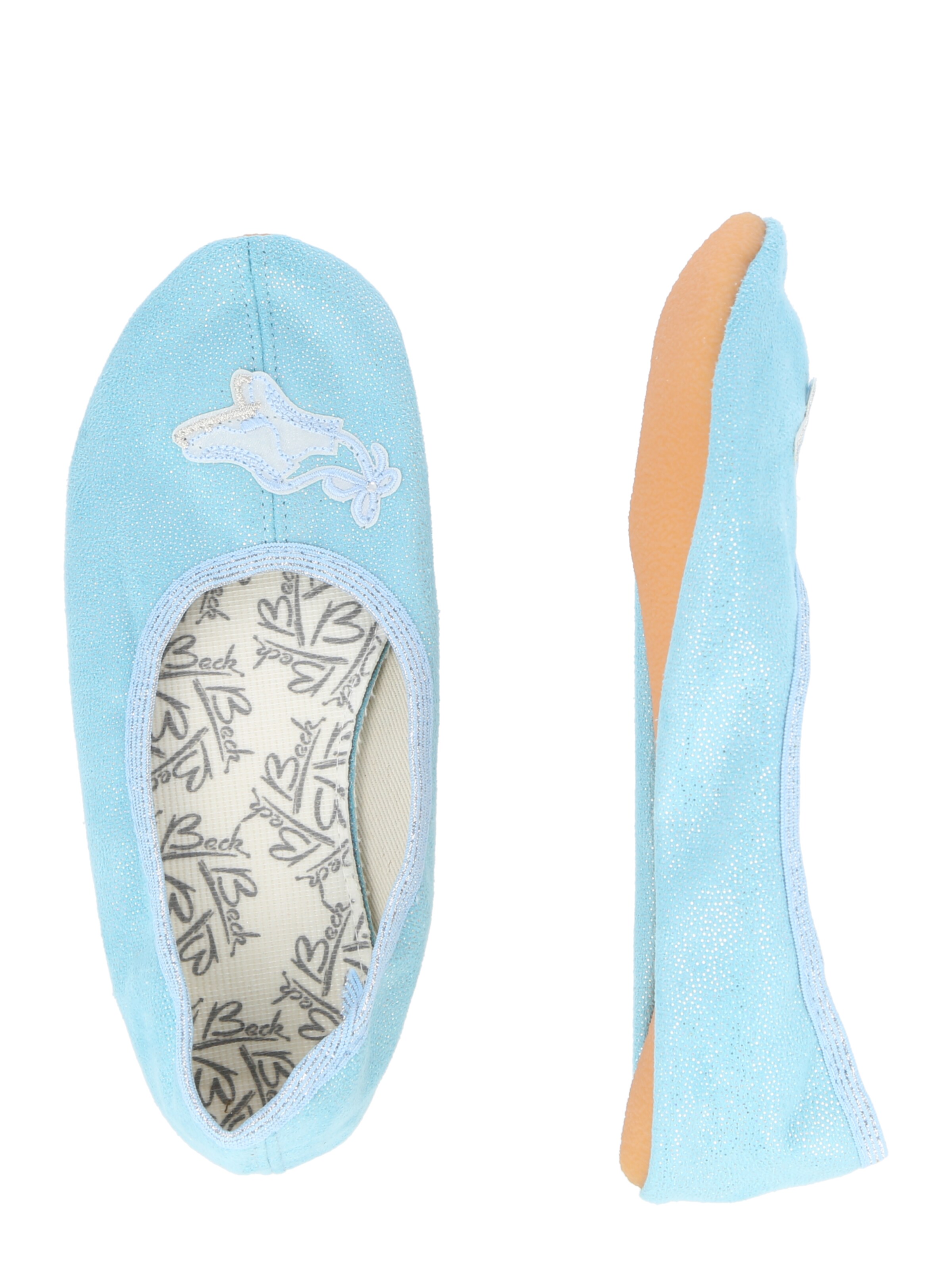 BECK Baleriny 'Ice Dance' w kolorze niebieski