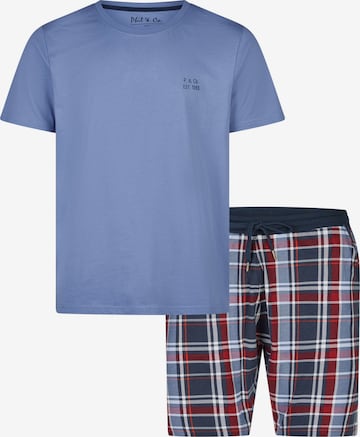 Pyjama court 'Essential' Phil & Co. Berlin en bleu : devant