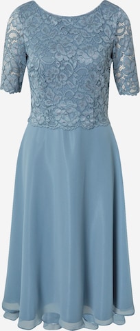 Robe de cocktail Vera Mont en bleu : devant