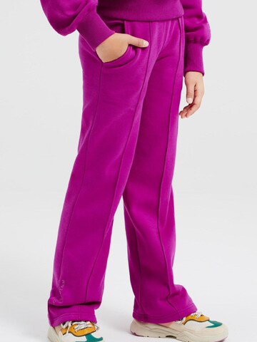 WE Fashion Regular Broek in Roze: voorkant