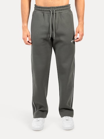 Smilodox Regular Jogginghose Yasin in Grau: Vorderseite