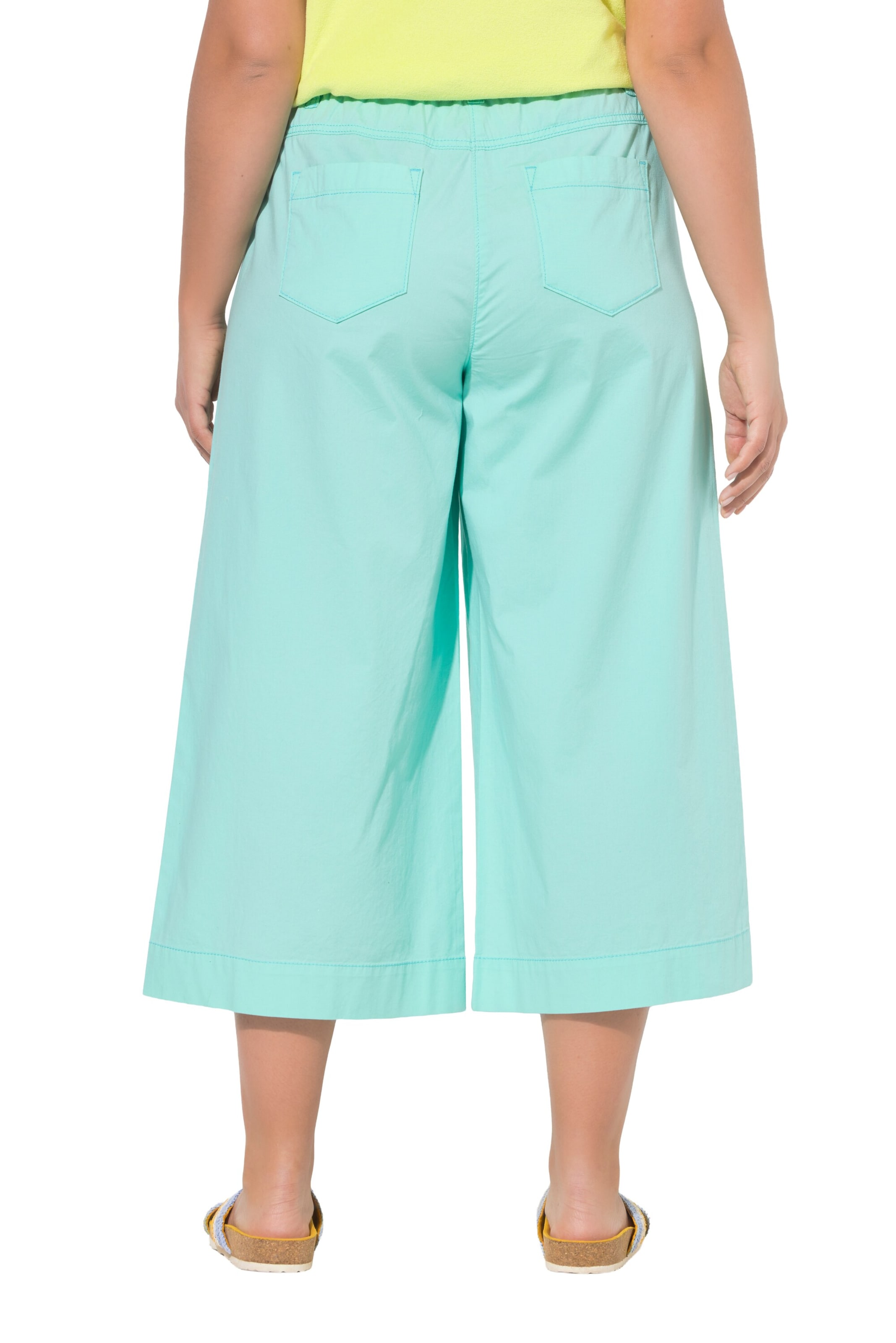 LAURASØN Wide leg Broek in Groen