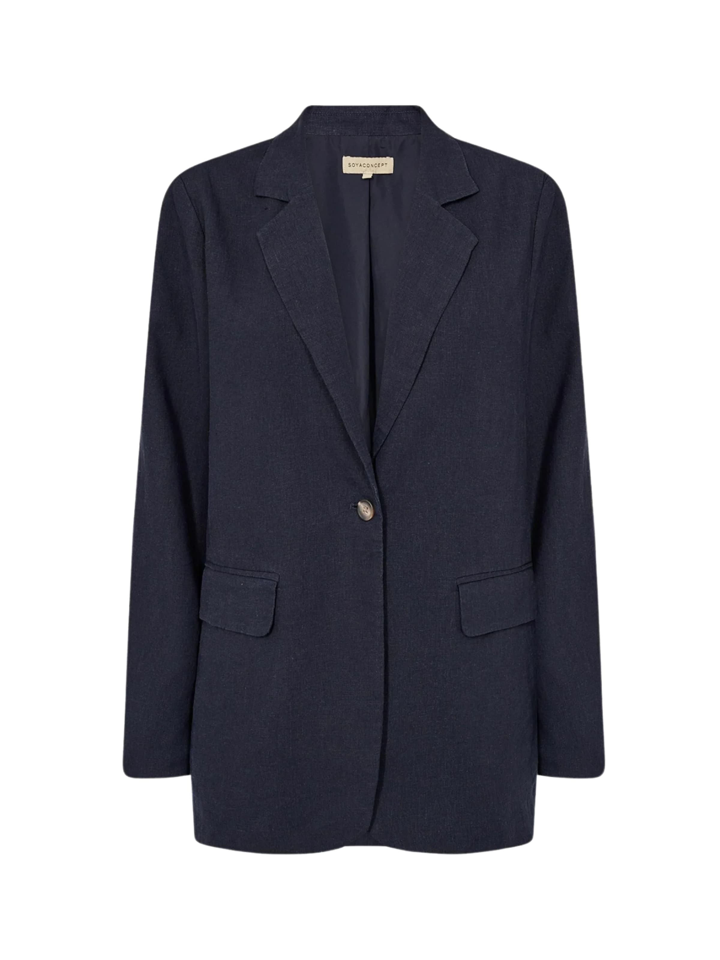 Soyaconcept Välikausitakki värissä sininen: etupuoli