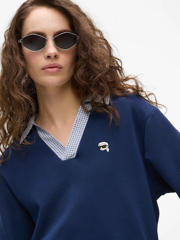 Karl Lagerfeld Sweatshirt 'Ikon' i blå