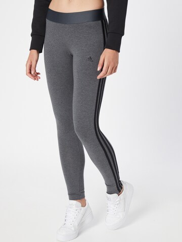 Skinny Pantalon de sport 'Essential' ADIDAS SPORTSWEAR en gris : devant