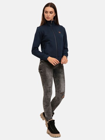 Jacey Quinn Sweatjacke in Blau