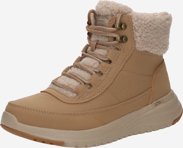 SKECHERS Nauhanilkkurit 'ON-THE-GO STELLAR' värissä ruskea: etupuoli
