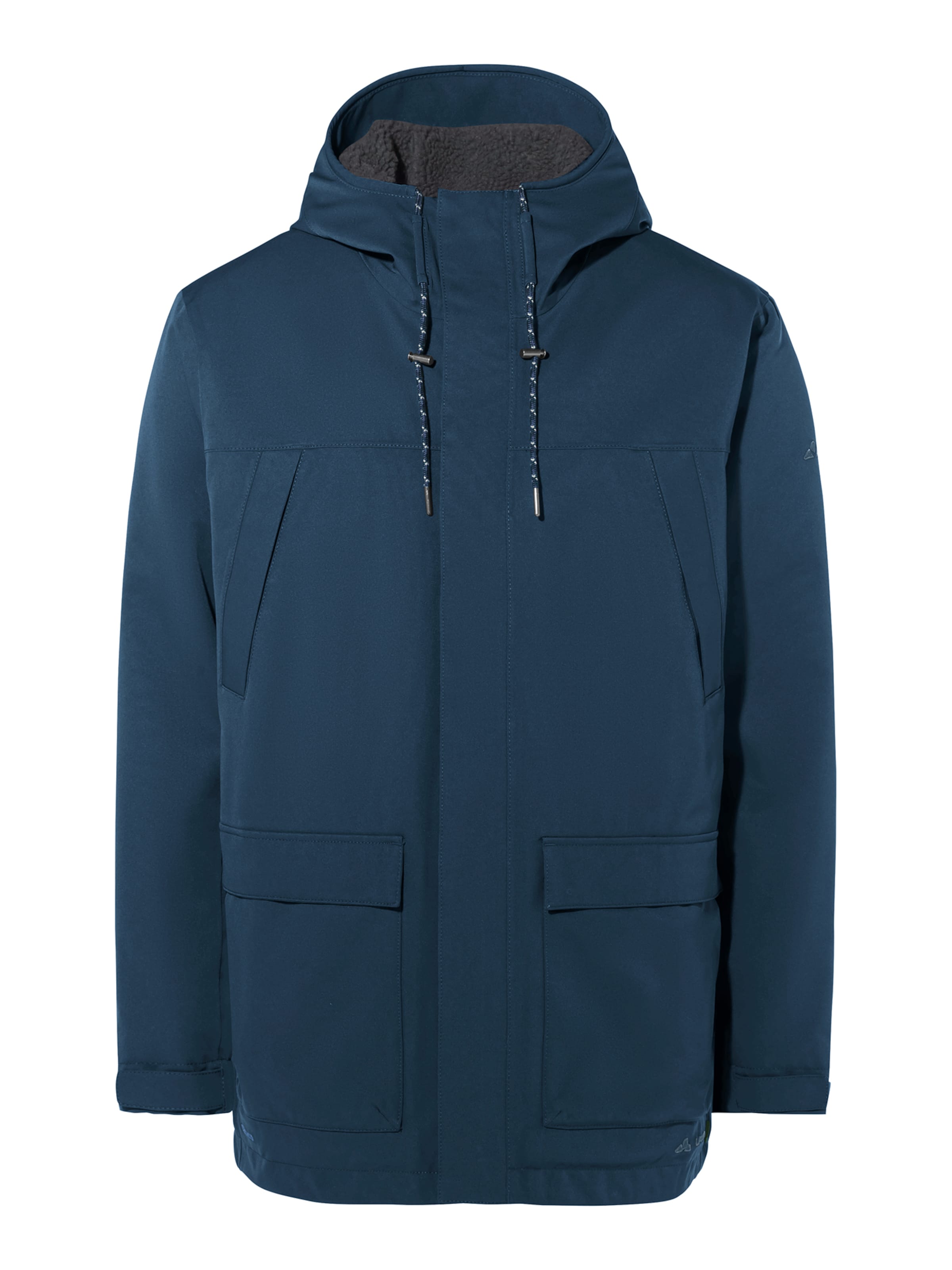 VAUDE Between-seasons parka 'Manukau III' in Blue: front
