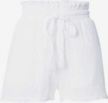 Loosefit Pantalon Sublevel en blanc : devant