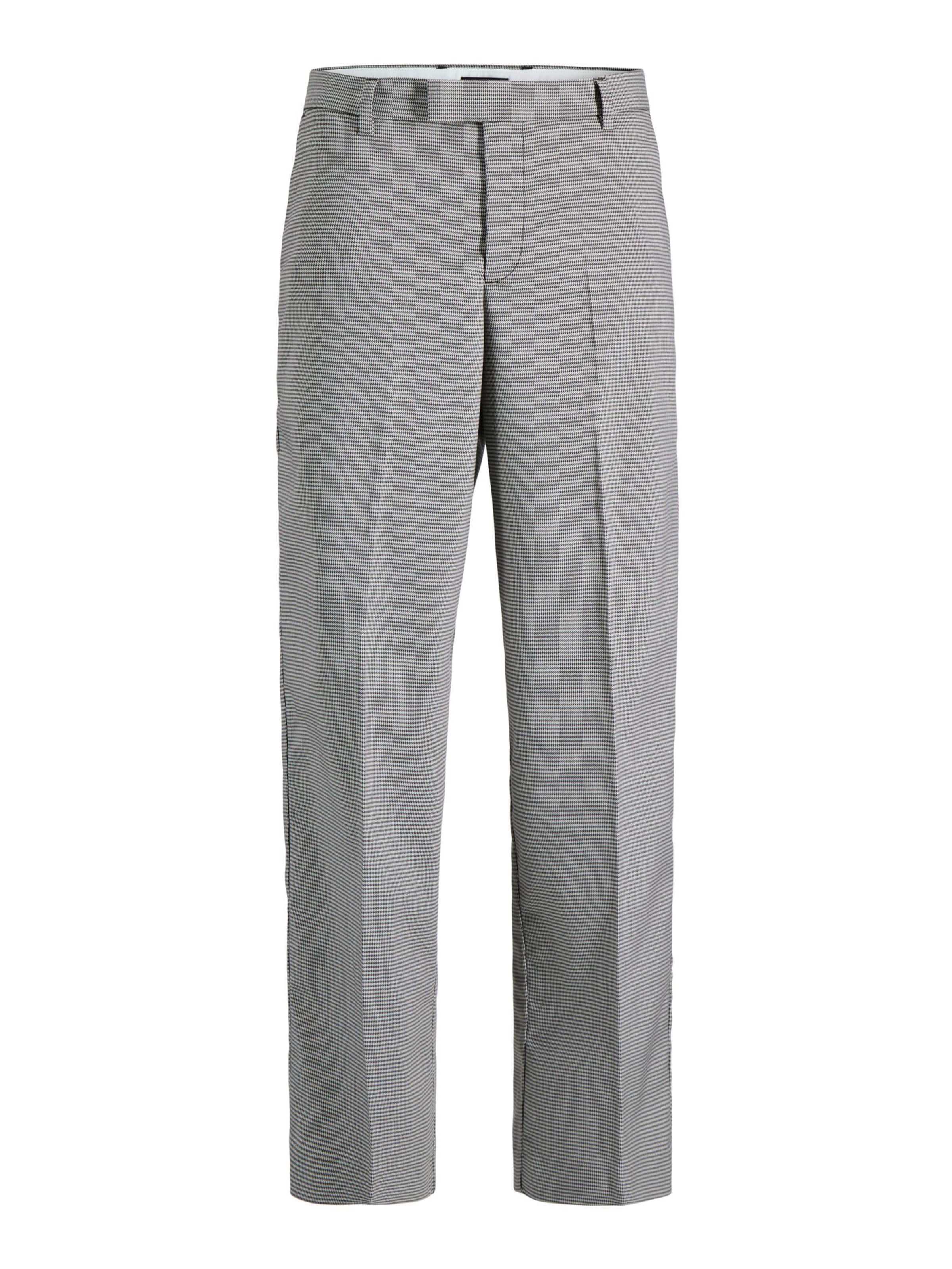 JACK & JONES - Pierna ancha Pantalón de pinzas 'JPSTBill' en gris: frente