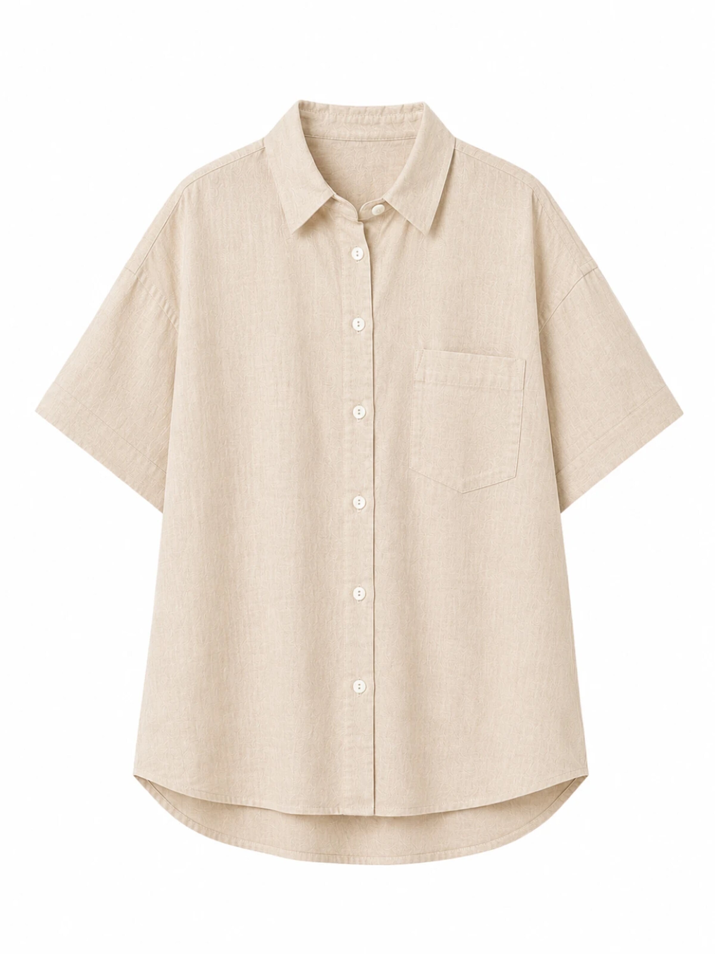 BREEZERA Blouse in Beige: front