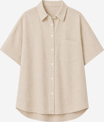 BREEZERA Blouse in Beige: front