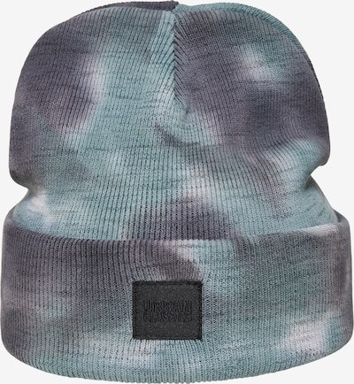 Urban Classics Bonnet en bleu pastel / gris clair / vert pastel, Vue avec produit