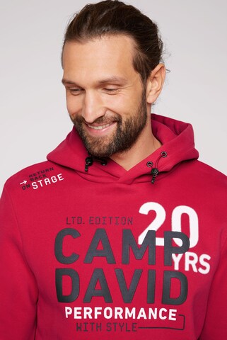 Sweat-shirt 'Artworks' CAMP DAVID en rose